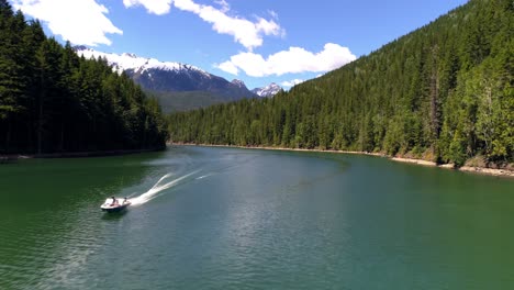 man sailing in the boat on a sunny day 4k 4k