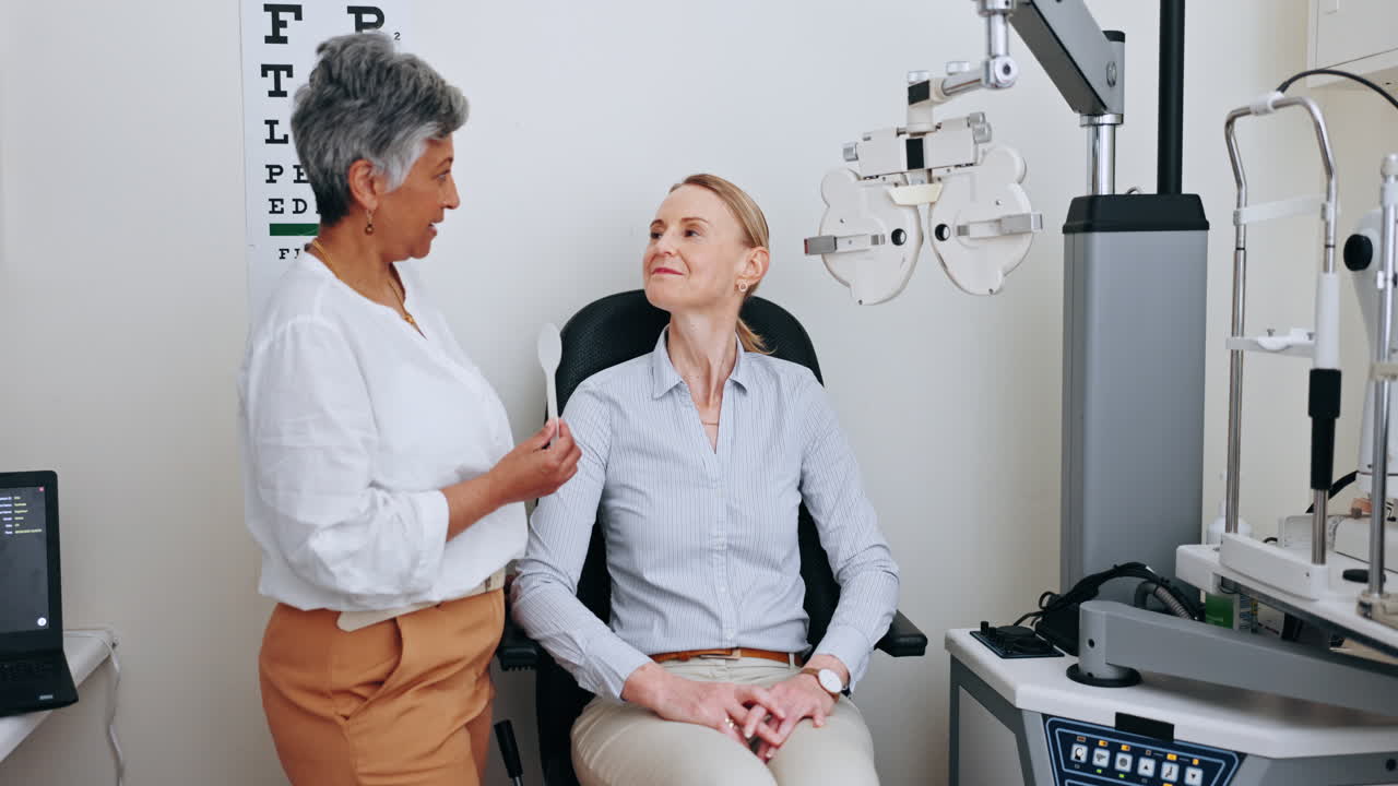 Eye test, consultation and optometrist cover
