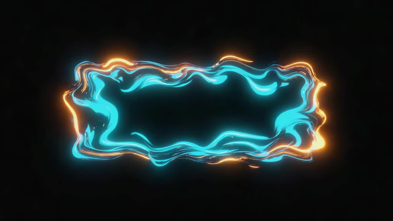 Neon Glowing Frame
