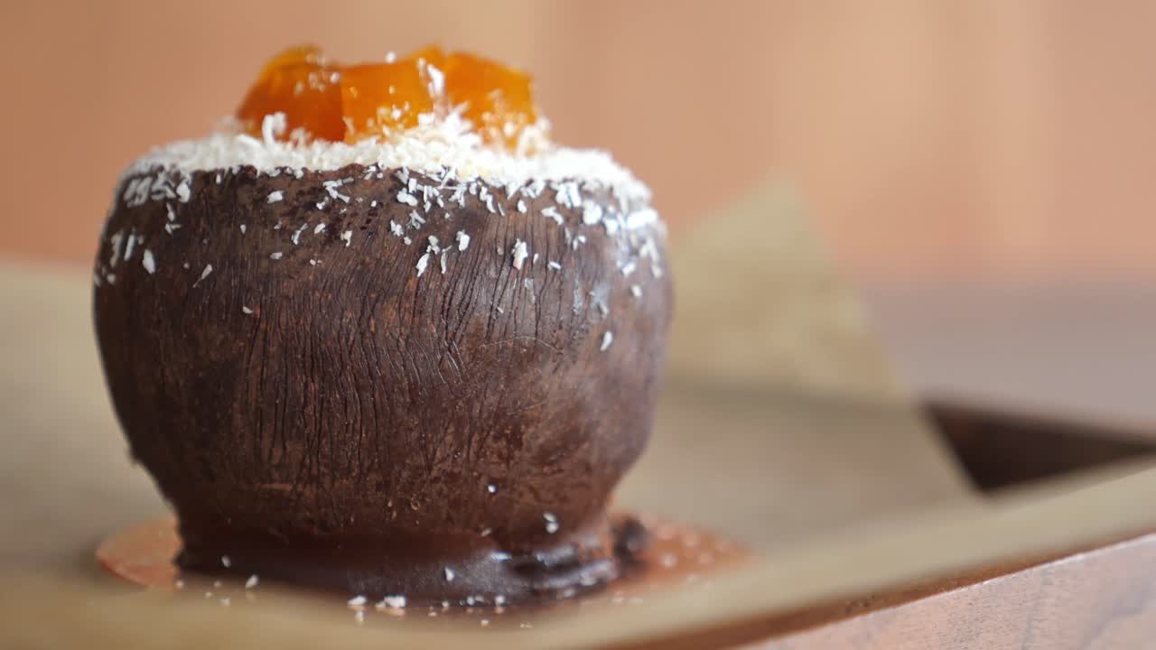 Chocolate and Coconut Dessert