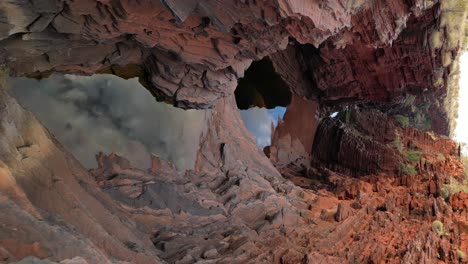 Joffre-Gorge-En-Karijini-Al-Atardecer-En-Australia-Occidental