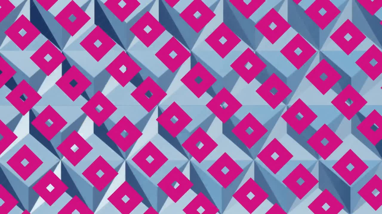 노란색과 분홍색 사각형 패턴