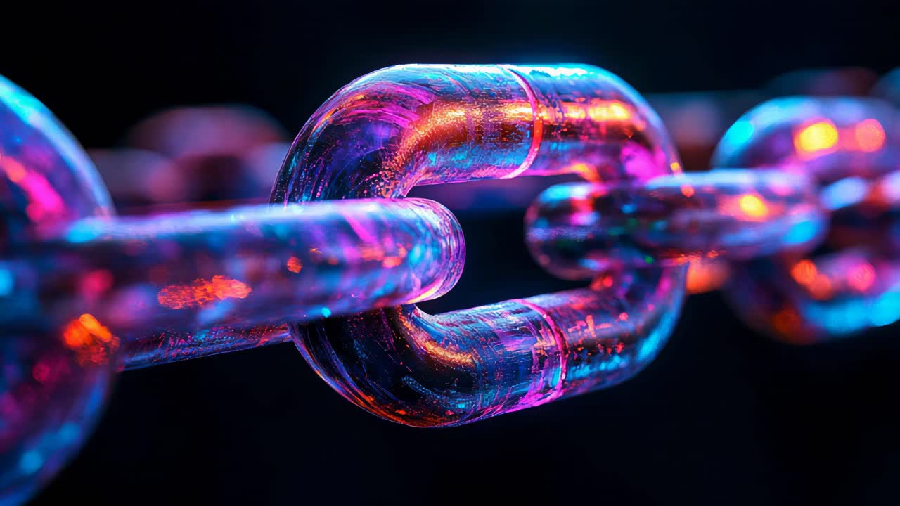 Glowing Chain Link