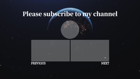 earth 3dcg end card ending screen motion graphics