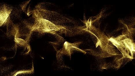 particles gold glitter bokeh award dust abstract background loop