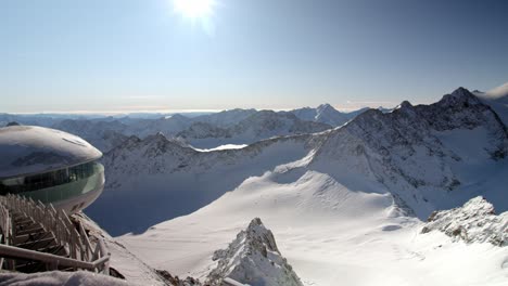 glacier skiing on the highes glacier ski resort in tirol