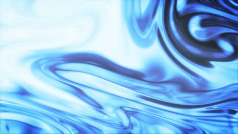 dynamic blue color liquids smoothly move on the surface