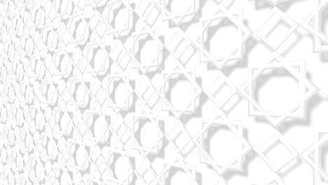 white arabic pattern, arabesque.  white abstract geometric background.