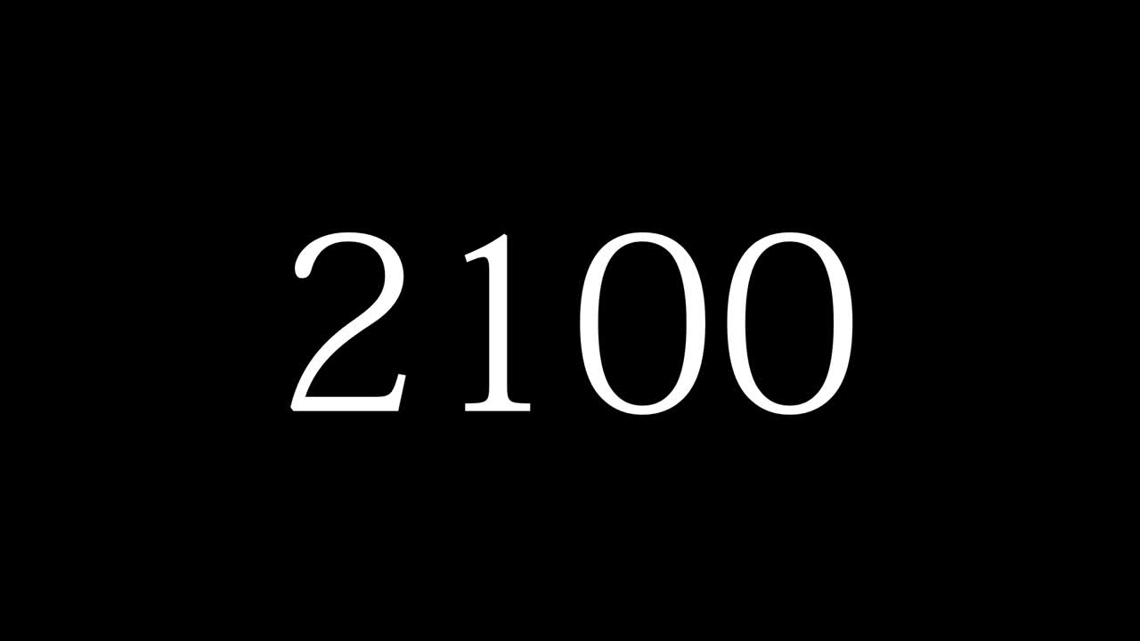 2100 animación de texto gráficos de movimiento