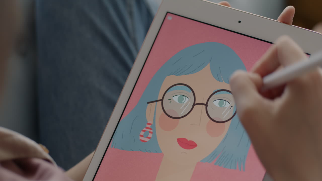 Digital Illustration of a Woman