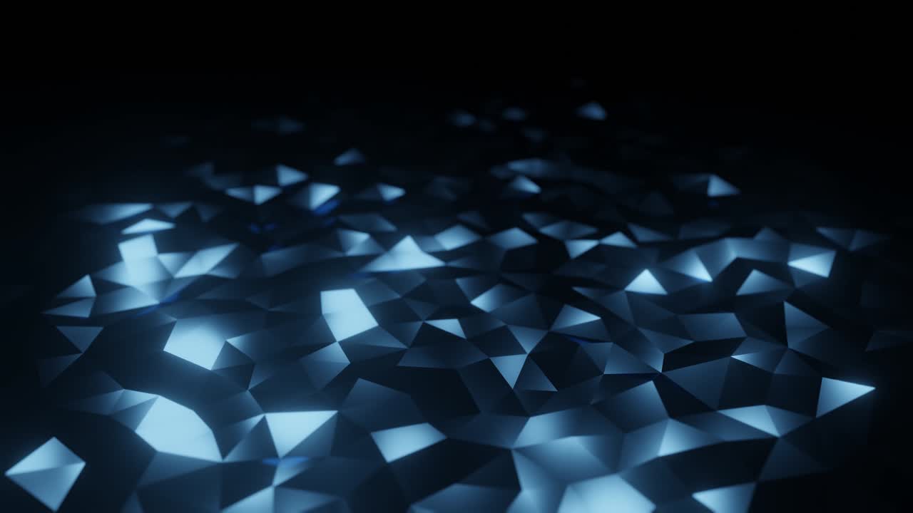 Seamless looping crystal horizon