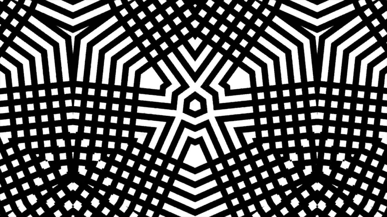 Black and White Geometric Patterns