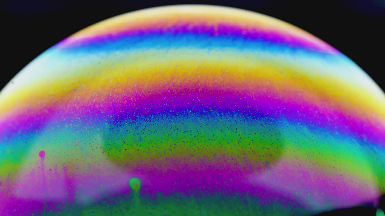 burbuja de jabón macro colorido psicodélico