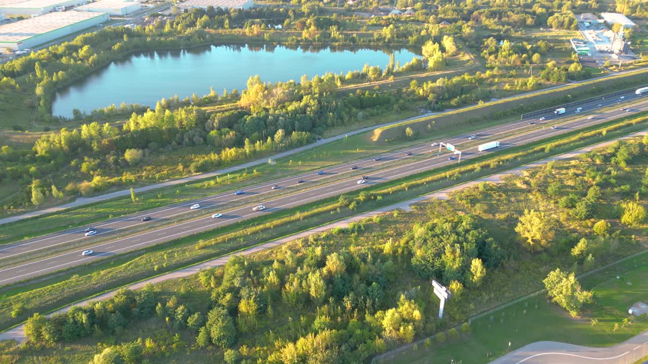 고속도로 도로의 위상 뷰