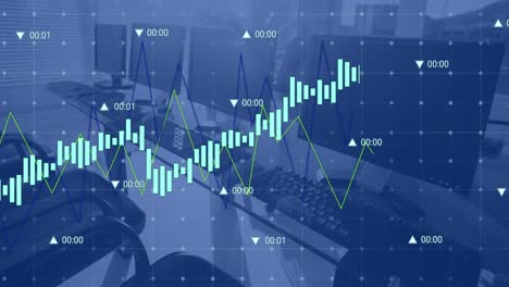 Das-Video-Ist-Eine-Computergenerierte-Animation-Verschiedener-Diagramme-Mit-Sich-Bewegenden-Zahlen-Auf-Einer-Transparenten-Fläche