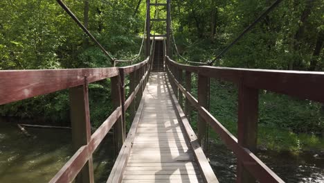 gentle walk through the monkeys' bridge