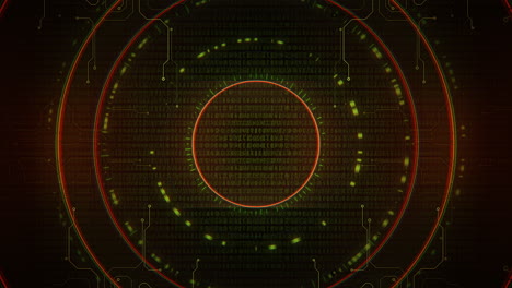 Cyberpunk-background-with-spiral-computer-circles