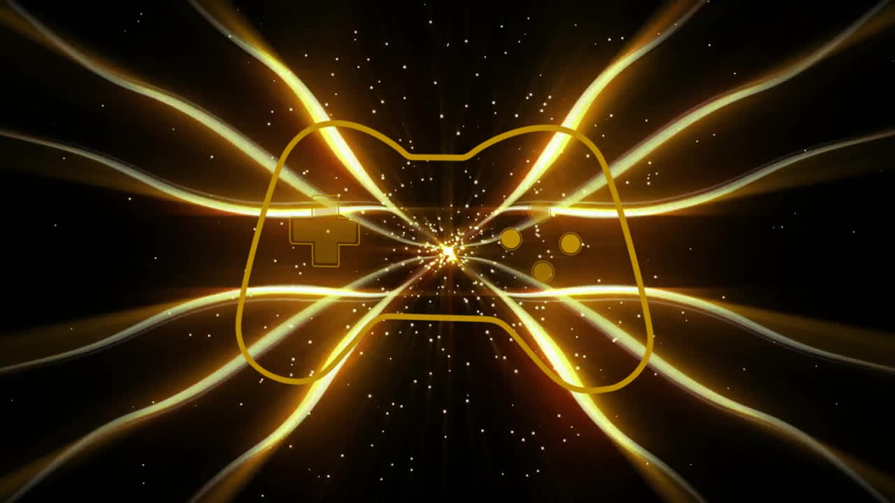 게임 컨트롤러 윤과 반이는 선과 입자, 게임 애니메이션