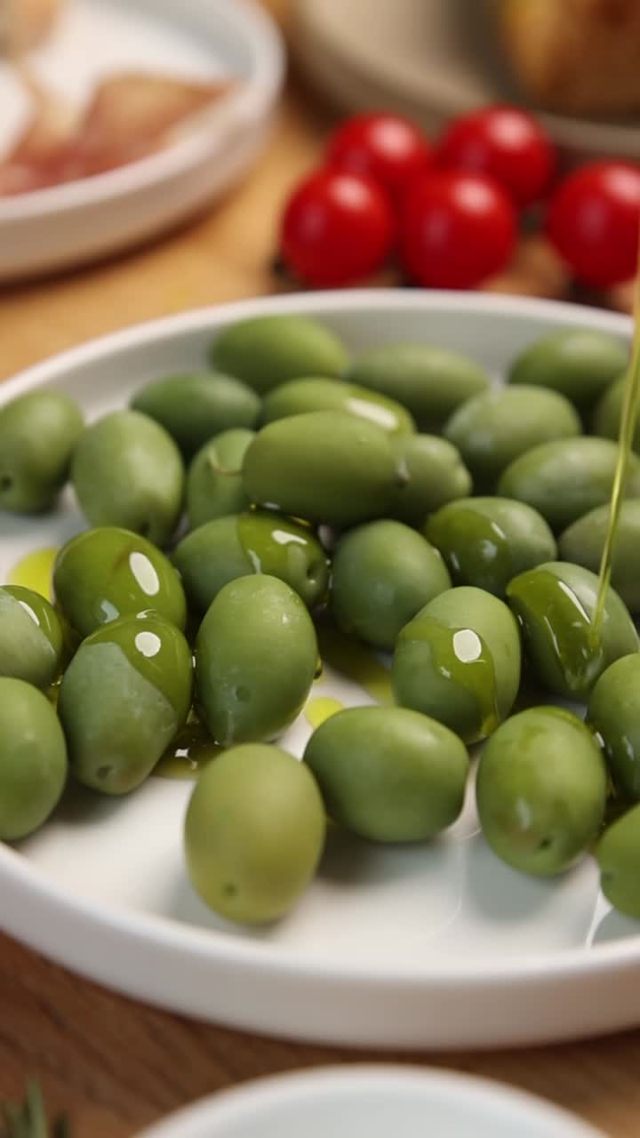 Olive con olio d'oliva