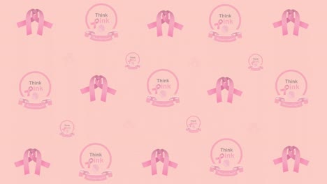 Animation-Eines-Brustkrebs-Aufklärungstextes-über-Rosafarbenen-Brustkrebsbändern