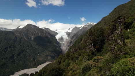 el glaciar franz joseph, el parque nacional de westland