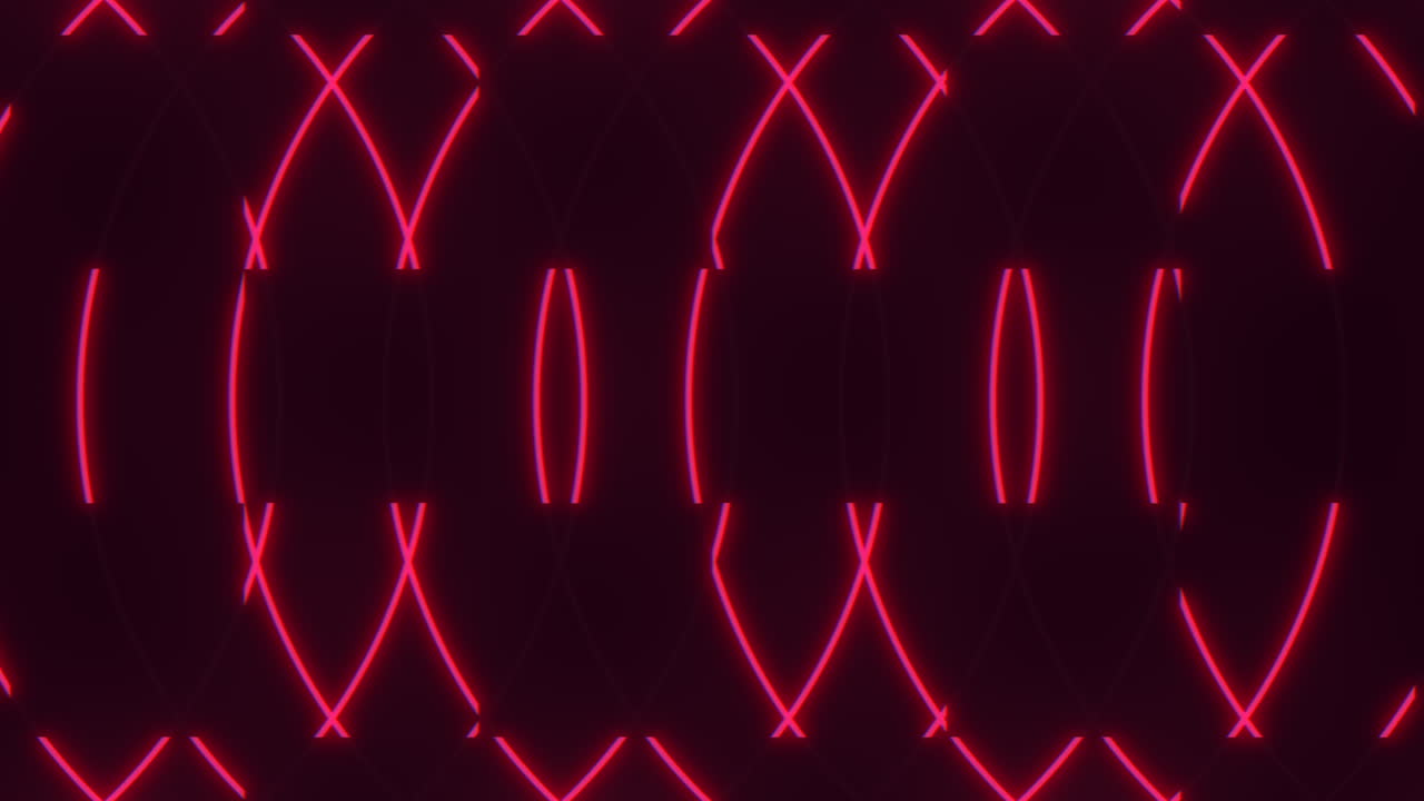 el patrón de zigzag rojo futurista que brilla con la luz