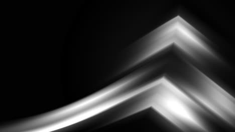 black abstract background with a gradient pattern of metallic lines that sparkle and move. looped animation.