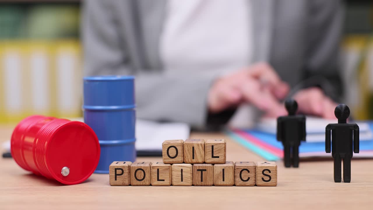 Oil Politics Concept