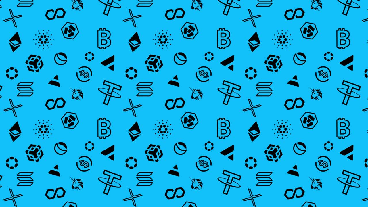 criptomoneda de fondo de la diapositiva