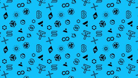 criptomoneda de fondo de la diapositiva