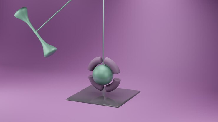 loop animation pendulum swinging. Repeated beat.