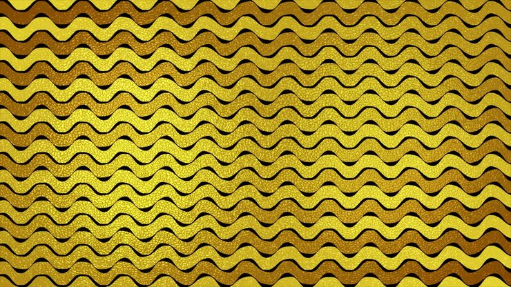 Golden glitter abstract waves video animation