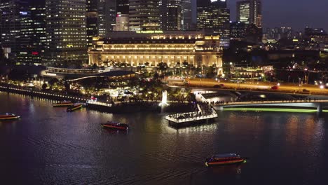 die fullerton hotel drone singapur 01