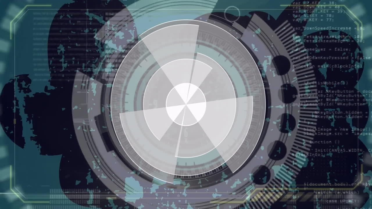 스 스캔과 모양을 통해 데이터 처리의 애니메이션