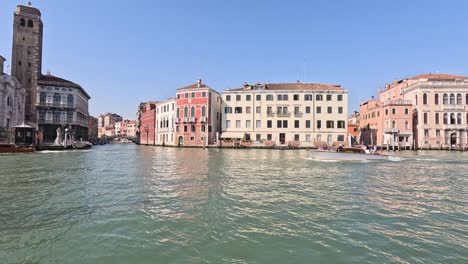 venetian canal view with historic architecture