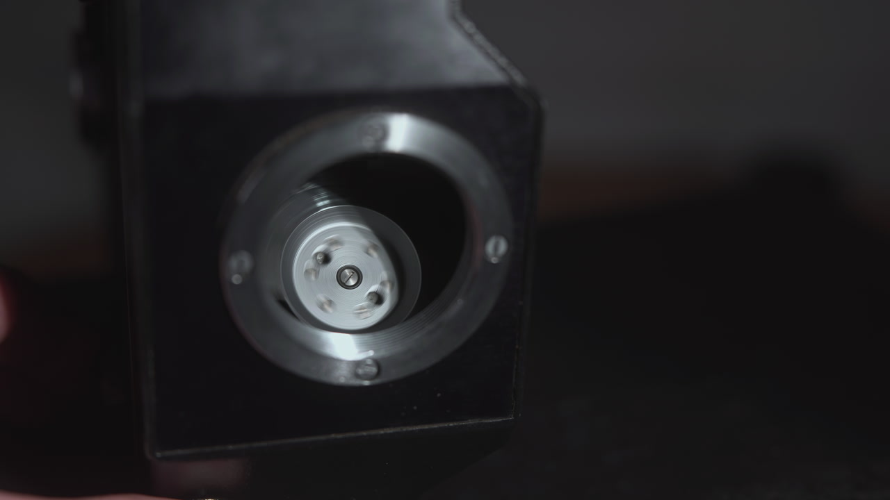 Macro Closeup Projector Lamp Socket Showing Metallic Pins Ceramic Base, Lowkey Studio Lighting, Diagnostic . Media