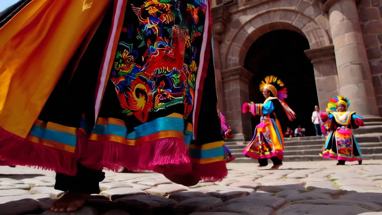 Traditional Andean Dance Performance in Peru