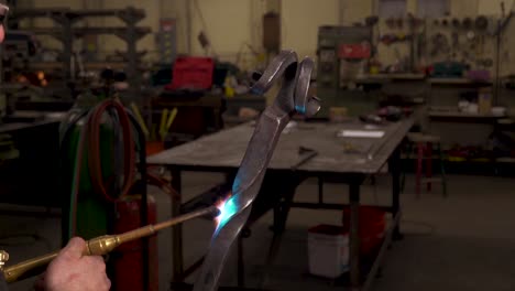 blacksmith metal forging in 4k