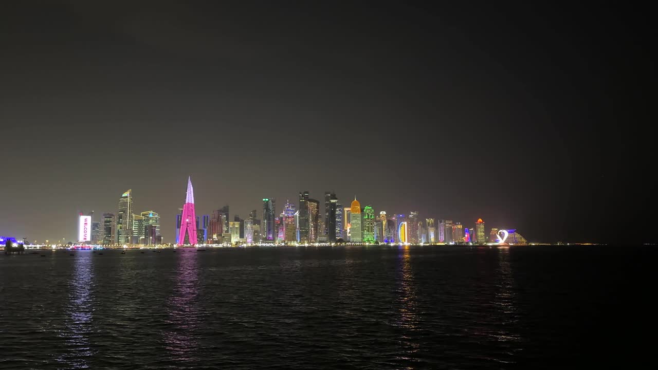 Qatar has cityscapes that make the nights beautiful and life goes on throughout the night