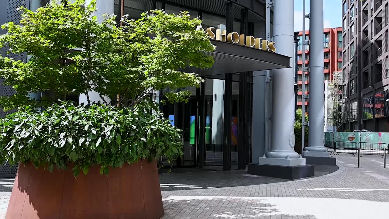 los gasholders por kings cross y st pancreas, londres, reino unido