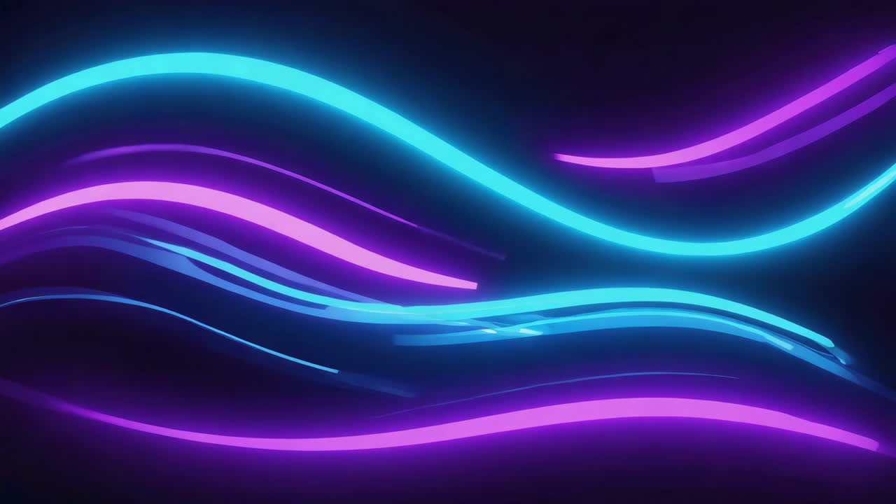 Abstract Neon Light Curves
