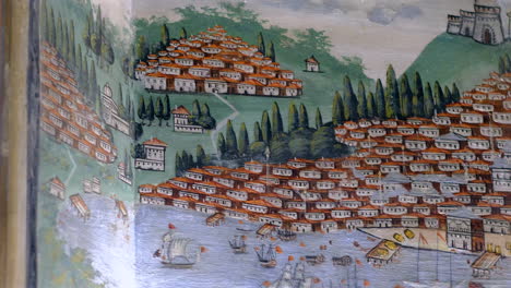 miniature painting, old izmir, ottoman, smyrna, greece, athens, birgi, old city, 1800s