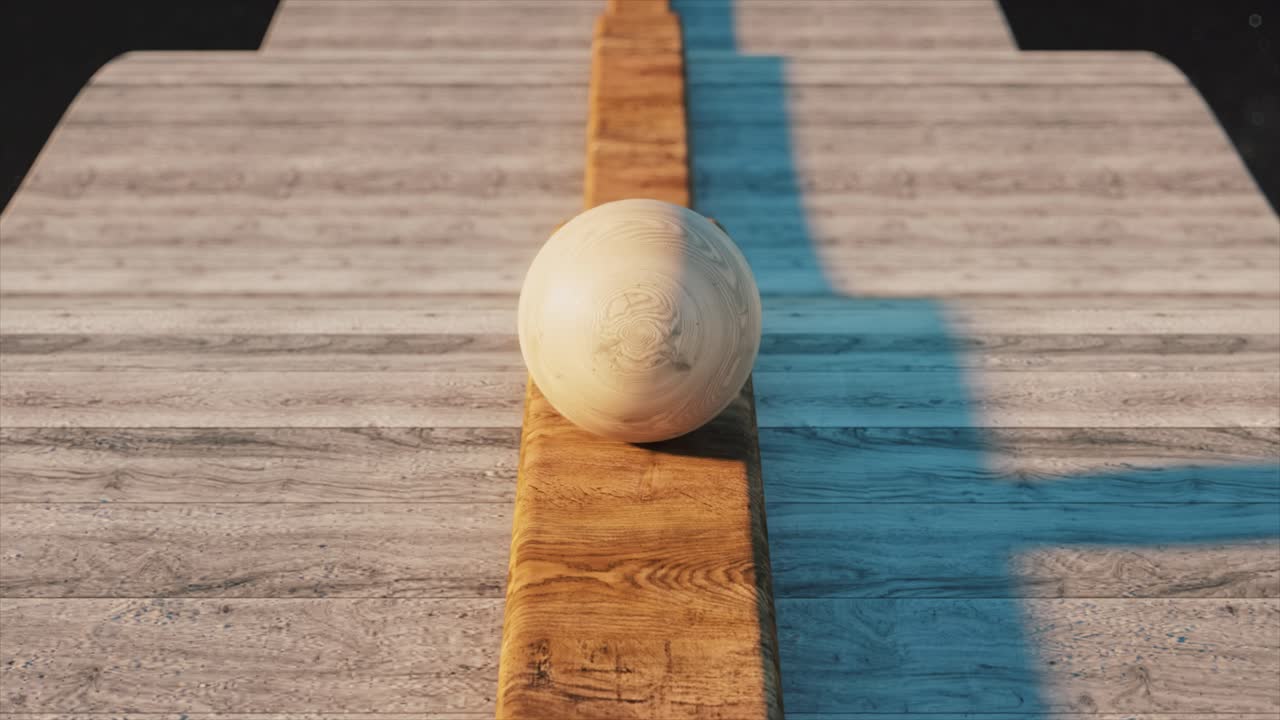 나무 어리 위에 있는 나무 공