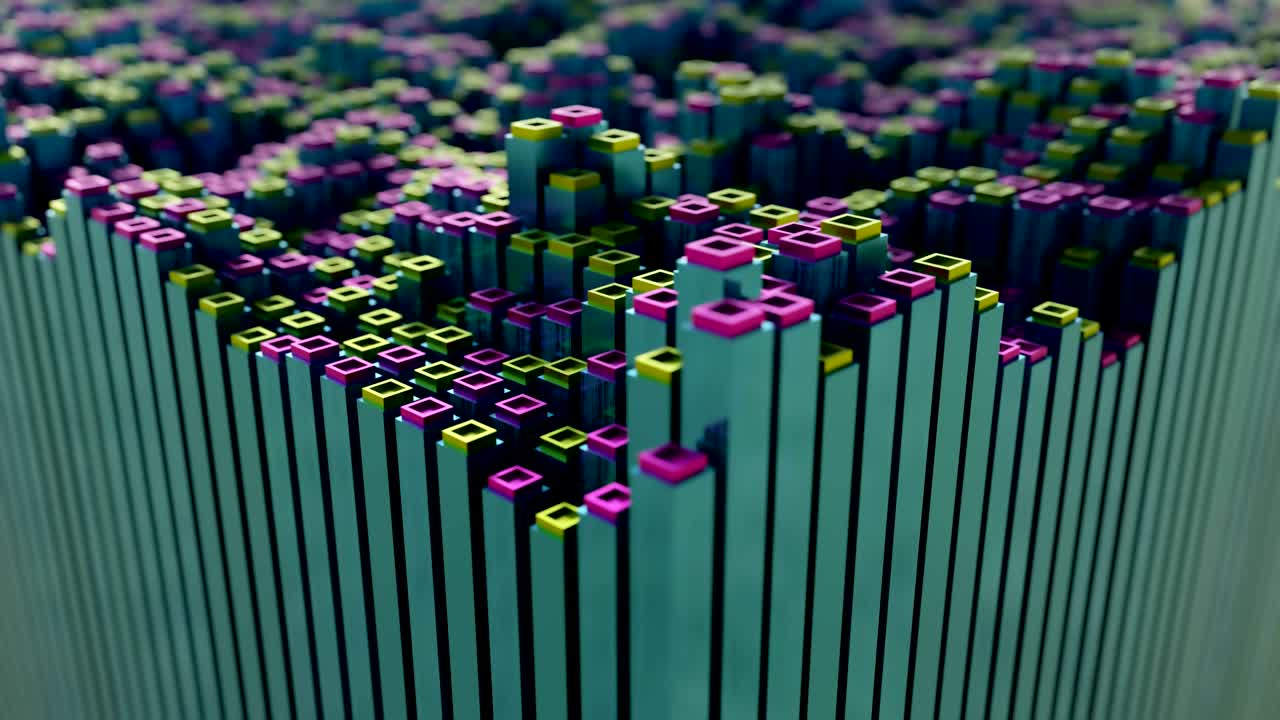 4K Abstract Machine Learning Concept.