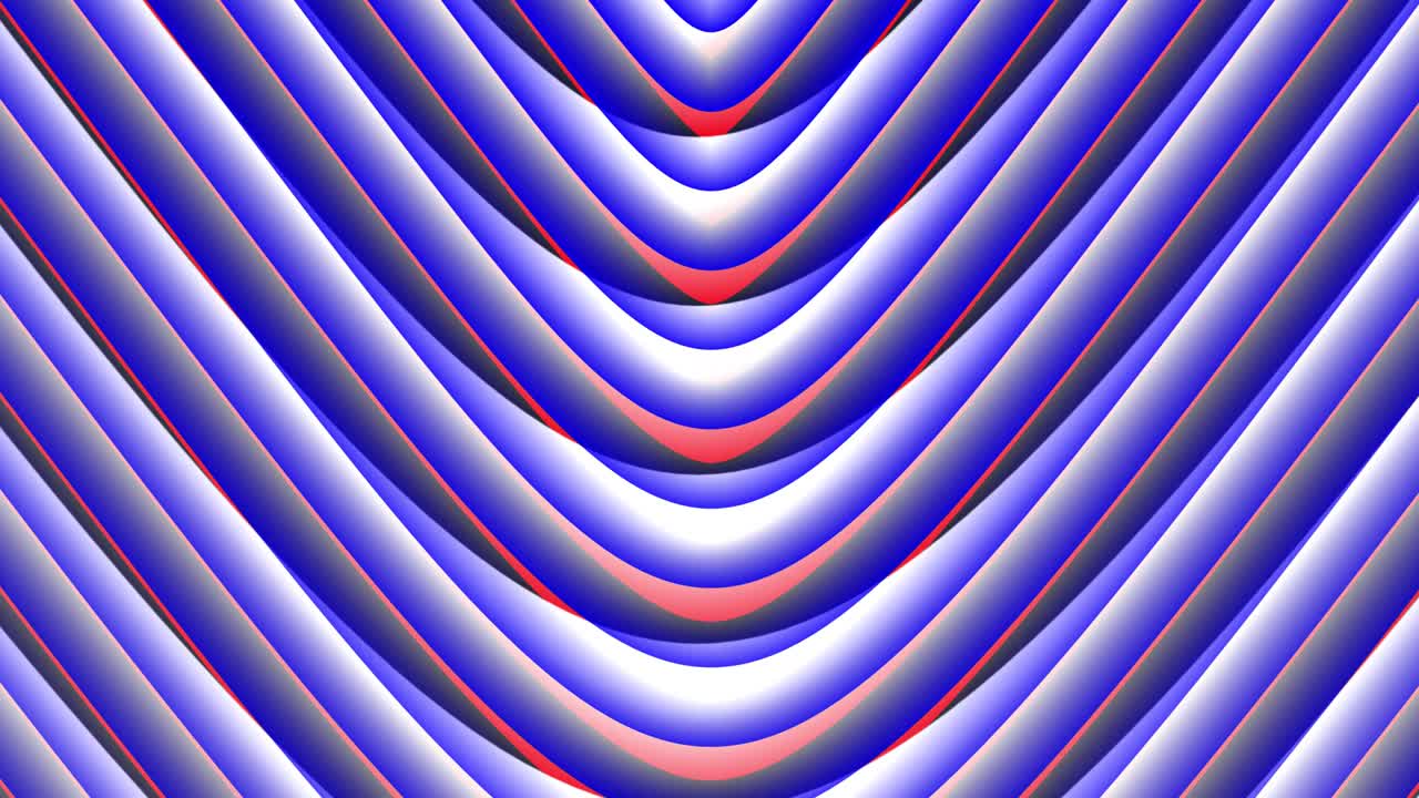 Abstract animation glowing stripes arrows in colorful background