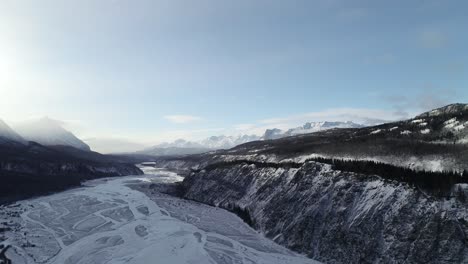 4k-60fps-Luftaufnahmen-Des-Matanuska-Flusstals