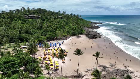 tiririca beach at itacare in bahia brazil