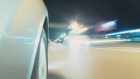 night drive on highway