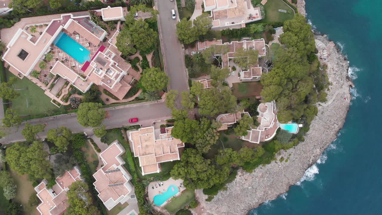 스페인 마요르카 칼라 그란 비치 드론 촬영 4k 24fps 및 yi 4k+ at 4k 60fps