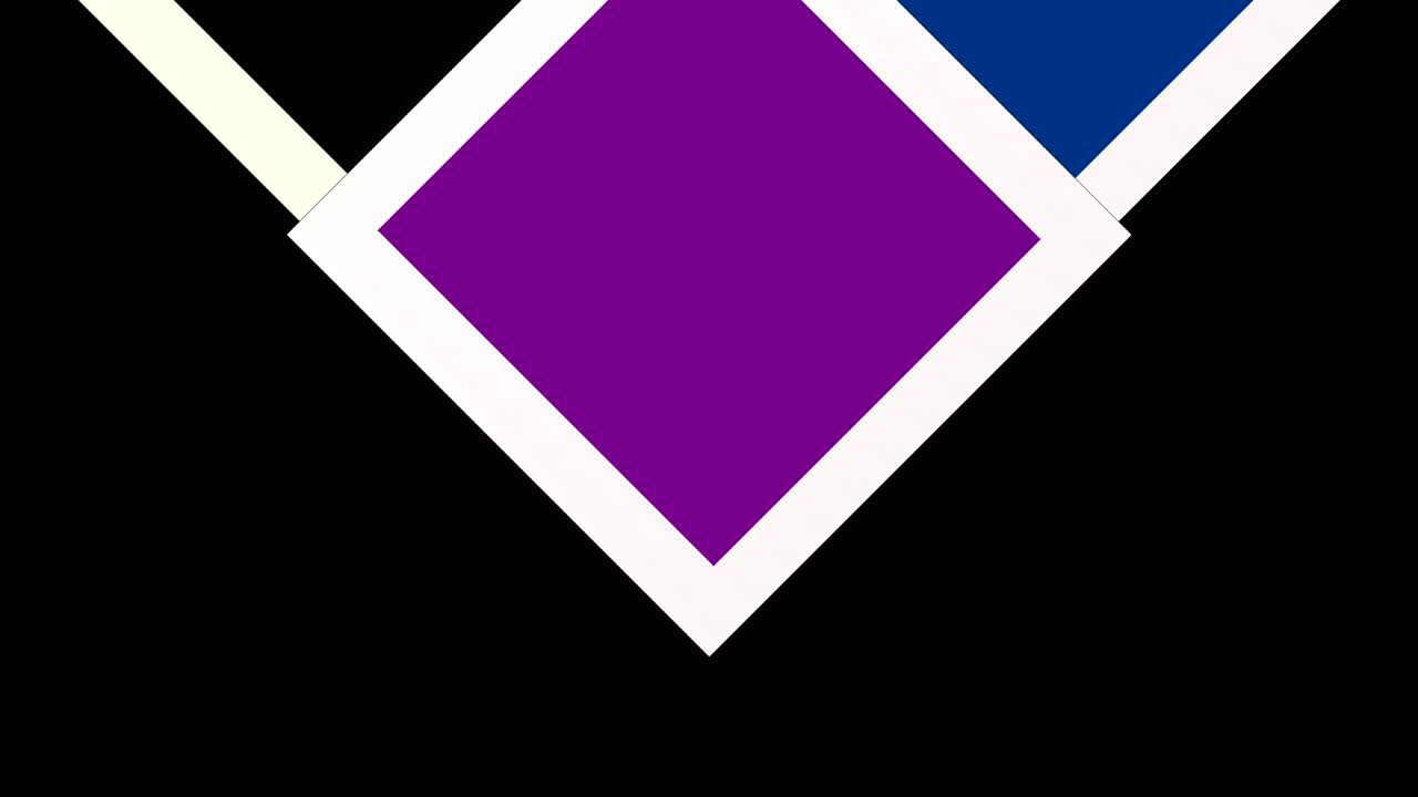 Graphic pattern of rhombus shapes moving in the background in various directions.